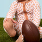 SoftSnooze™ Baby Cotton Modal Football Frenzy Footed One Piece Pajama