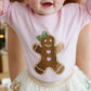 Gingerbread Sequin Romper