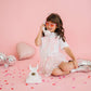 Lace Bow Puff Ink Short Sleeve T-Shirt - Kids Clothing