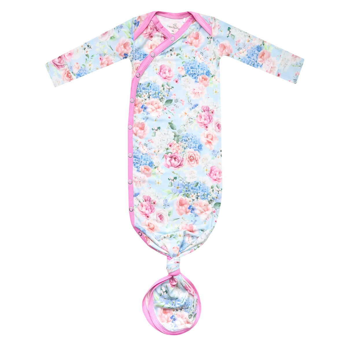 Newborn Knotted Gown // Genevieve