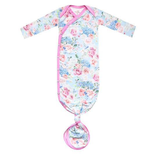 Newborn Knotted Gown // Genevieve
