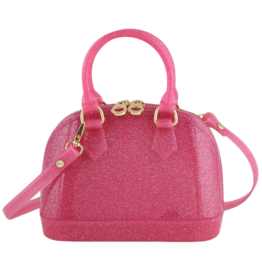 She Is So Charming Cate Purse //  Hot Pink Sparkle