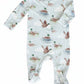 Little Duckling Zipper Footie