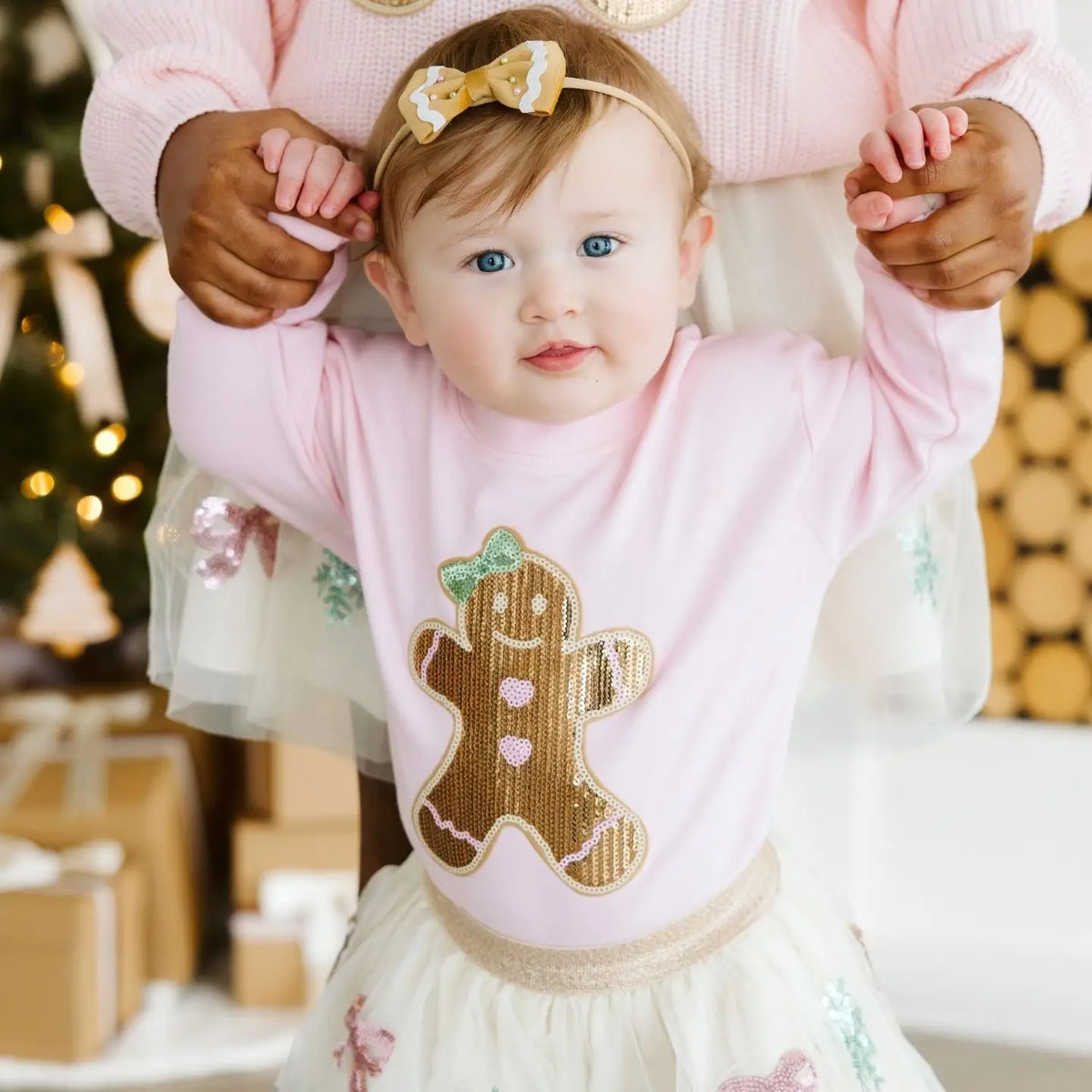 Gingerbread Sequin Tutu Skirt
