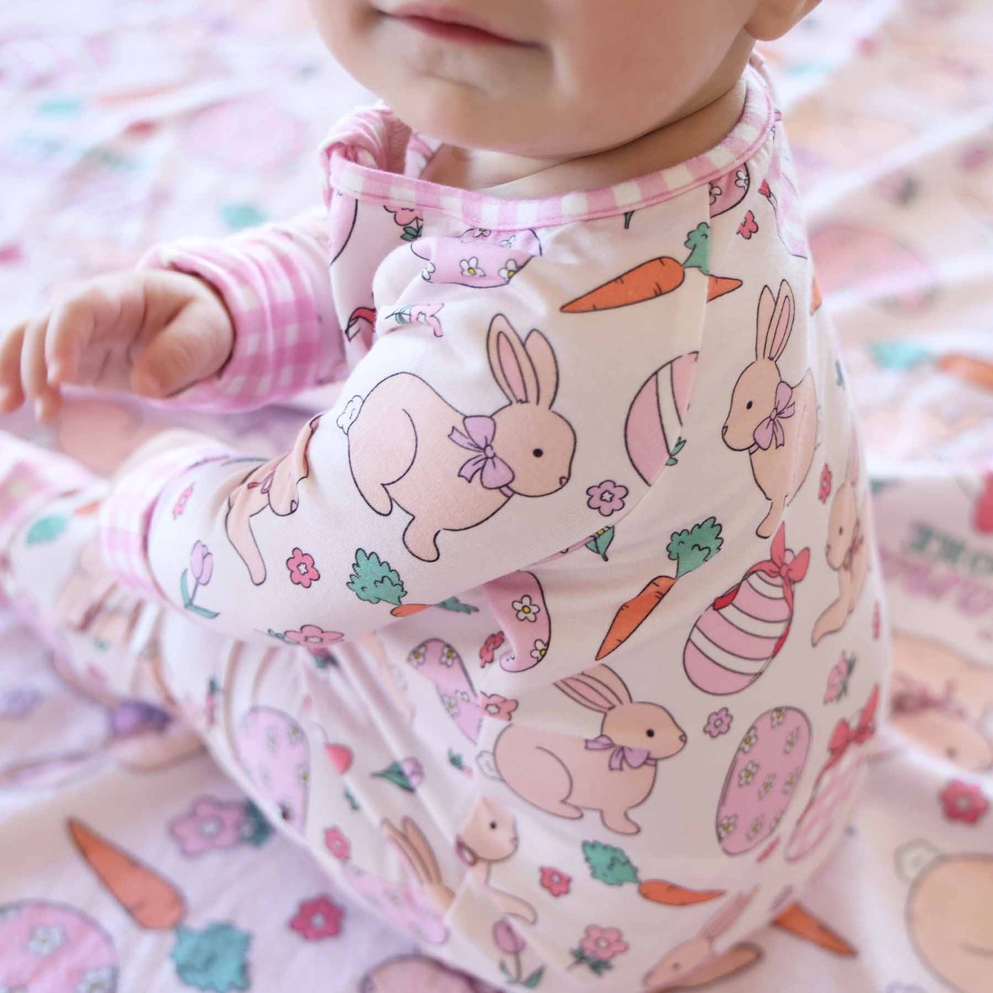Hoppy Spring Convertible Zip Romper | Pink