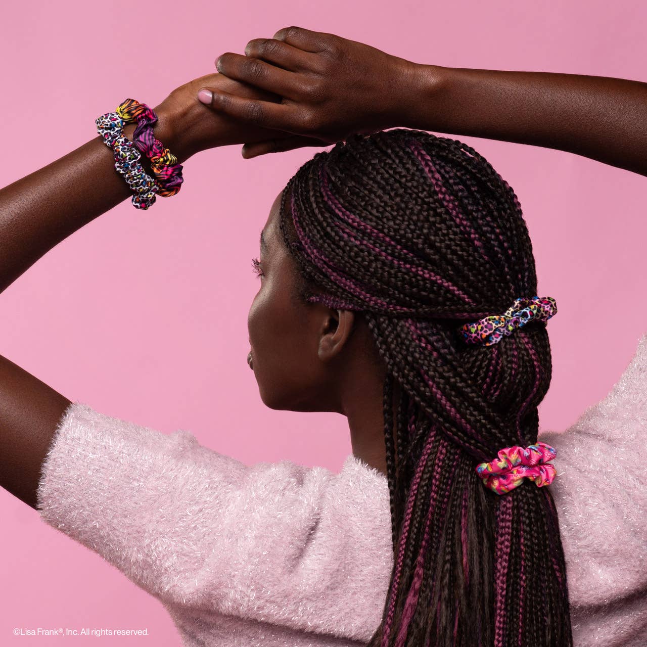 Lisa Frank x Kitsch Ruched Scrunchies