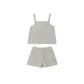 Sage Green pointelle two-piece-set with shorts