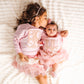 Lil Sis Pearl Patch Long Sleeve Romper