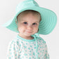 Girls Vintage Aqua Swim Hat