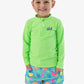 Boys Neon Jelly Time Performance Hybrid Swim Trunks