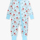 Blue Dear Santa Convertible one piece Pajama