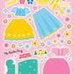 Princesses: Dress-Up Sticker Book by