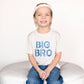 Big Bro Embroidered Patch Short Sleeve T-Shirt - Family Fun