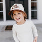 Keep Prayin' Christian KIDS Hat - Brown & Off-White
