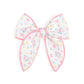 Sweet Floral Bow Clip - Kids Hair Bow - Spring