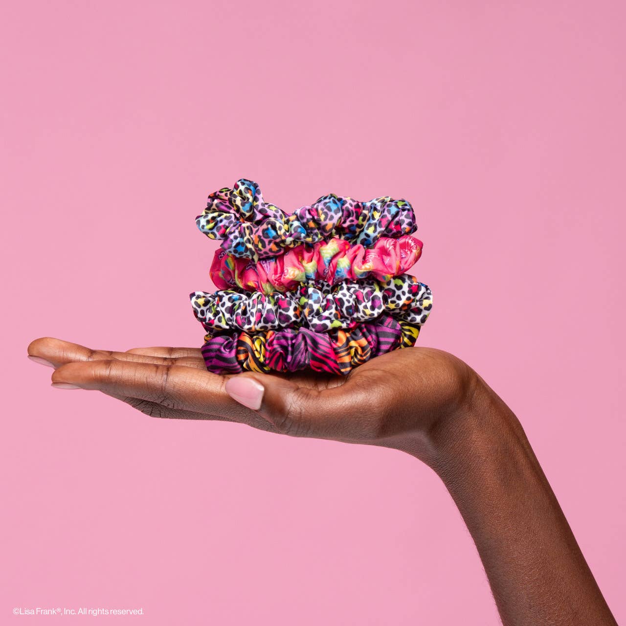 Lisa Frank x Kitsch Ruched Scrunchies