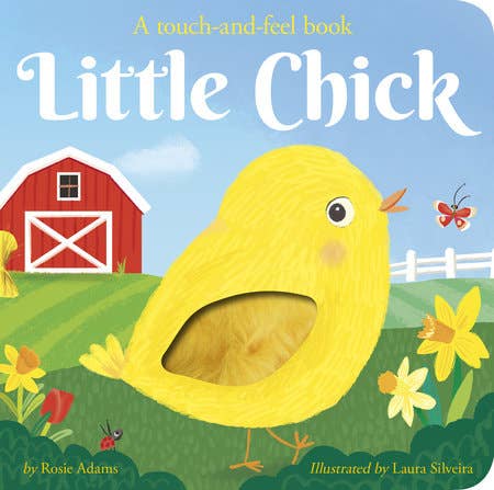Book cover of 'Little Chick' with a yellow chick on a farm