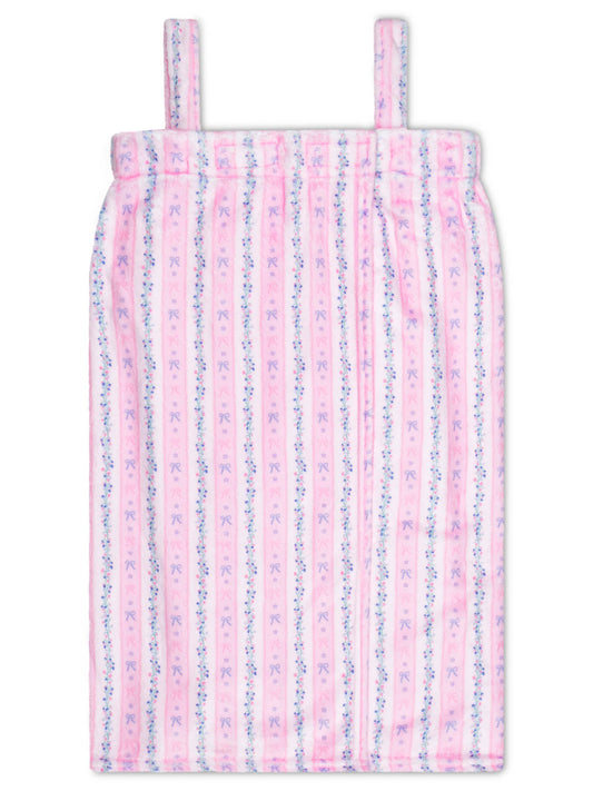 Floral Stripes Spa Wrap // Youth Medium/Large (10-14)