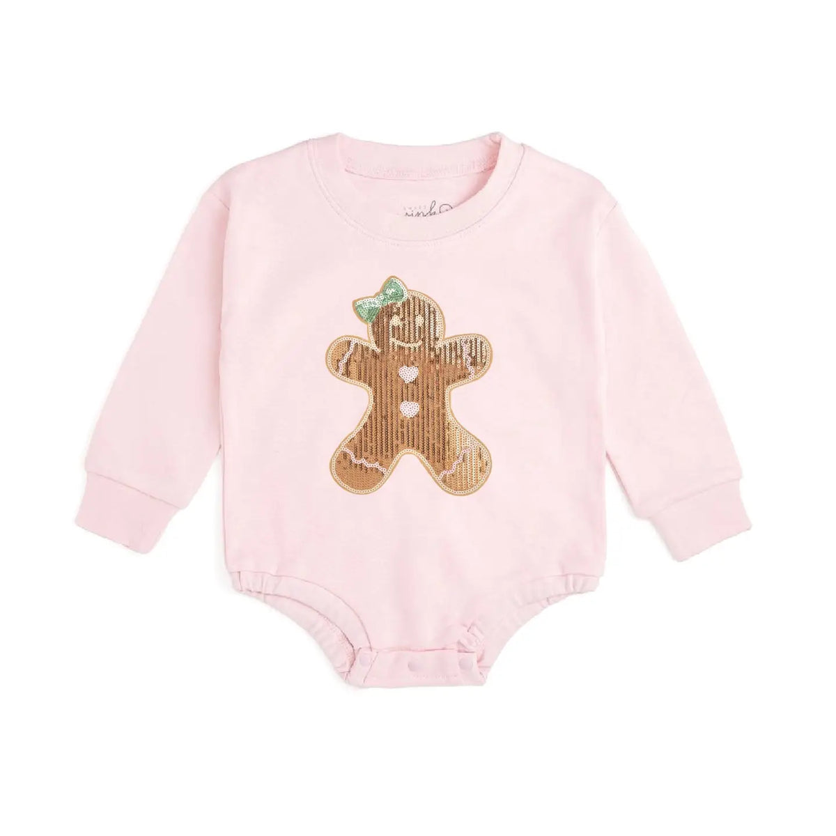 Gingerbread Sequin Romper