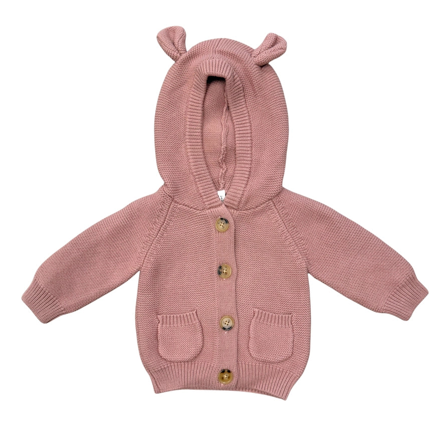 Knit Hoodie // Rose
