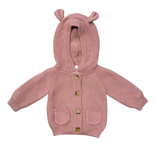 Knit Hoodie // Rose