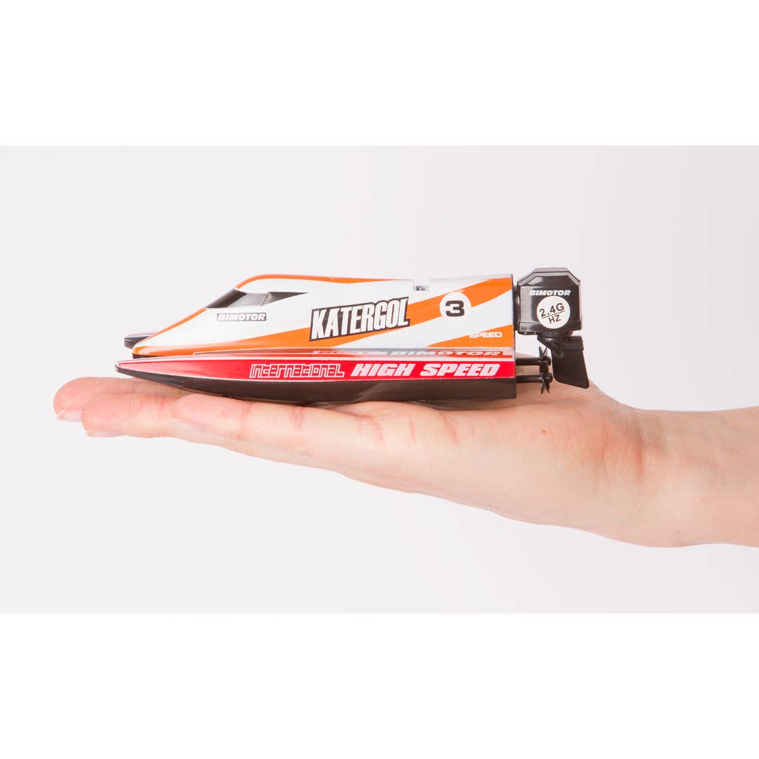 RC Mini Race Boat, Red