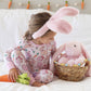 Hoppy Spring Two Piece Pajama Set | Pink