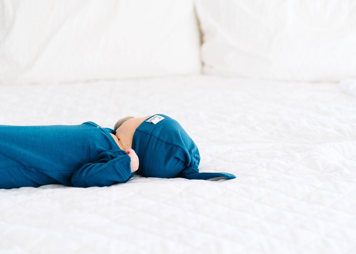 Newborn Knotted Gown // River