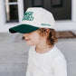 Praise the Lord Christian KIDS Hat - Dark Green & Off-White
