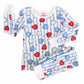 Sweet Like Candy Two Piece Pajama Set | Blue