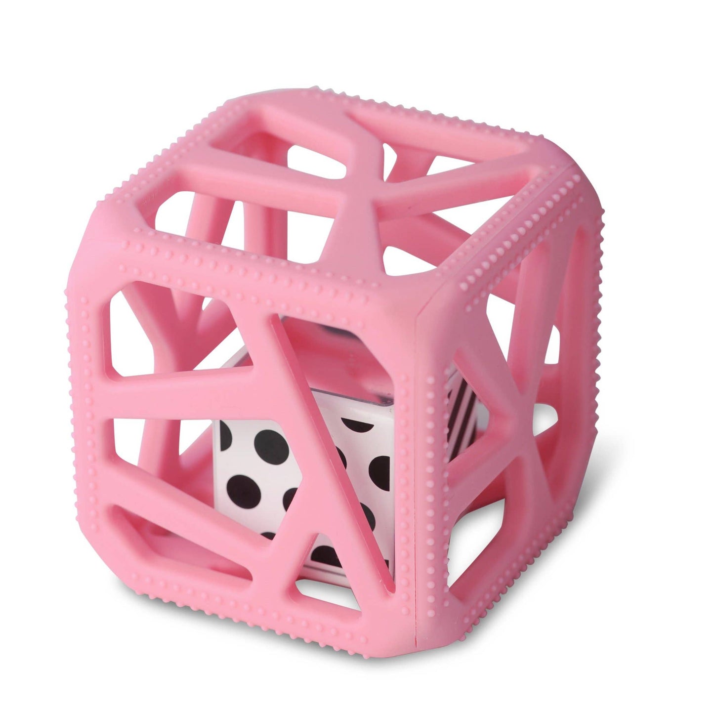 Chew Cube - Silicone Teether Rattle