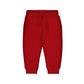 Basic Cuffed Sleeve Joggers // Red // 704-65