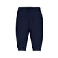 Basic Cuffed Fleece Joggers // Navy // 704-72