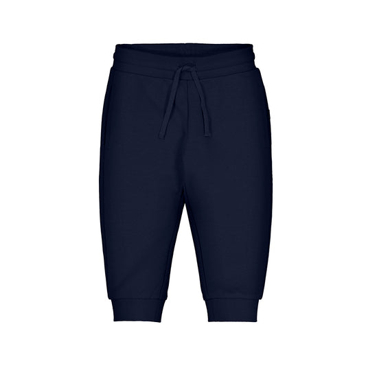 Basic Cuffed Fleece Joggers // Navy // 704-72