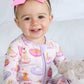Convertible Zip Romper | Poolside Pups Pink