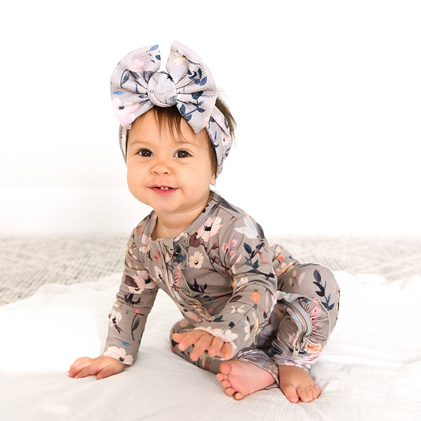 Tatum Ruffle Zip Bamboo One Piece