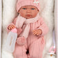 Newborn Doll Jessa with Cushion (15.7")