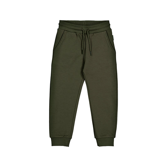 Cuffed Fleece Joggers // Olive // 725-56