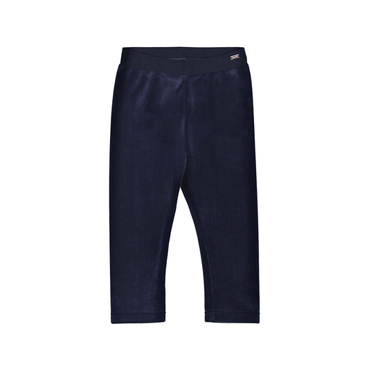Basic Velvet Leggings // Navy // 727-91