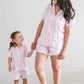 Girls' Two-Piece Short Lounge Set | Coquette Garden