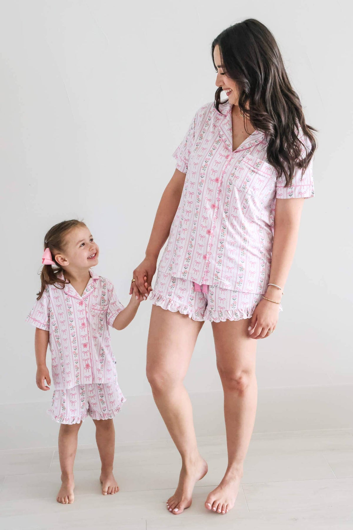 Girls' Two-Piece Short Lounge Set | Coquette Garden
