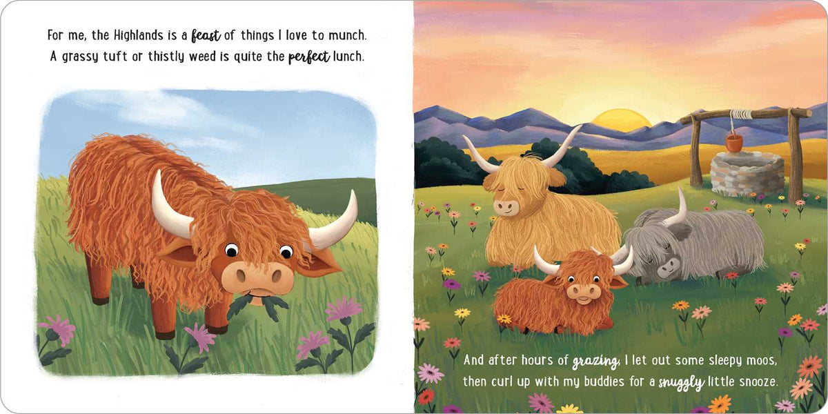 I Love Being a Highland Cow // Padded Board Book
