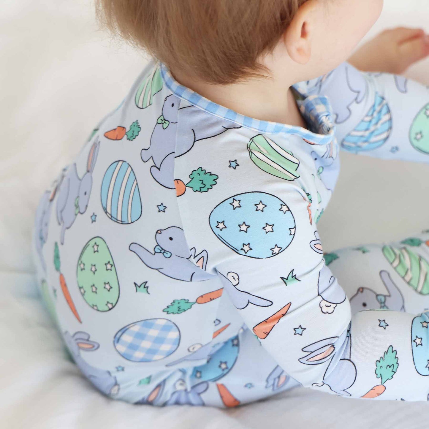 Hoppy Spring Convertible Zip Romper | Blue