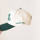 Praise the Lord Christian KIDS Hat - Dark Green & Off-White