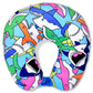 Shark Frenzy Neck Pillow