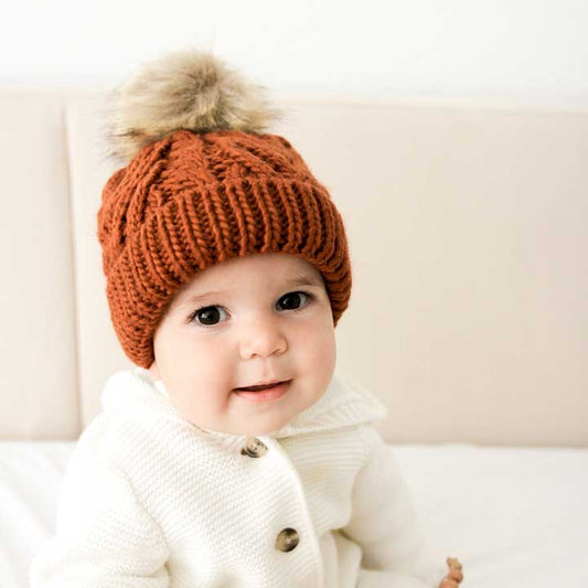 Chili Pop Pom Pom Beanie Hat Baby & Kids