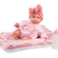Newborn Doll Carmen with Cushion (15")