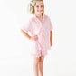 Everything's Coming Up Roses Button-Down Short Set Pajamas