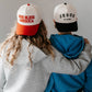 Jesus is King Christian KIDS Hat - Black & Off-White