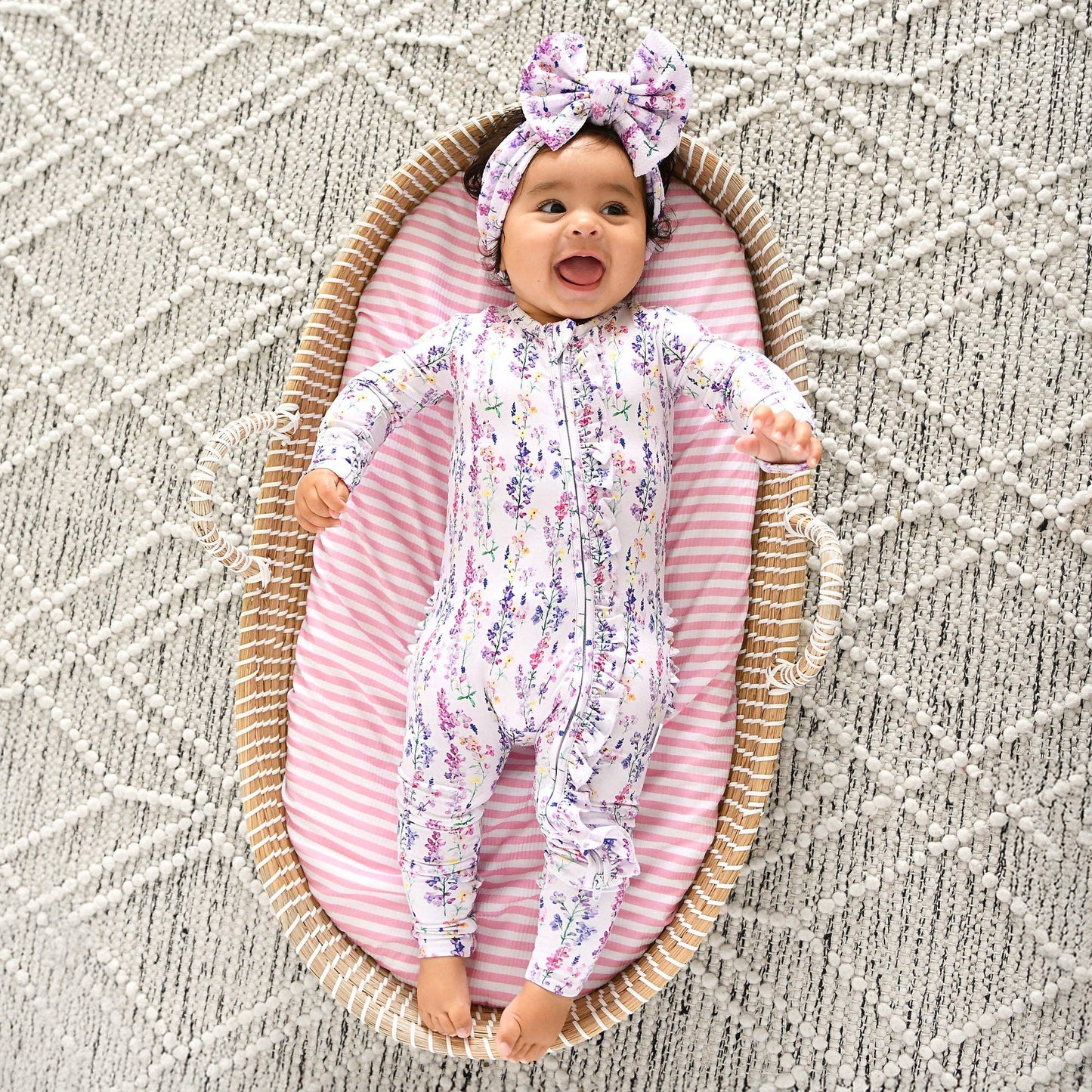 Avani Ruffle Zip Bamboo One Piece